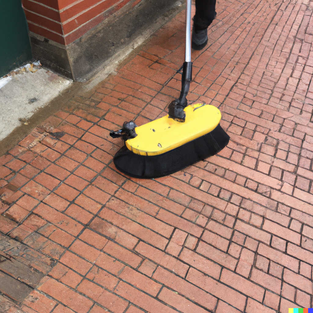 sidewalk and concrete cleaning